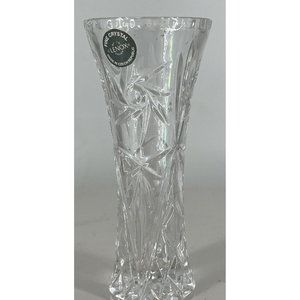 Lenox Crystal Star Bud Vase Made In Czech Republic
